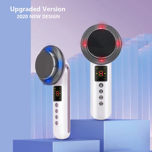 Upgraded Ultrasonic Cavitation Slimming Machine Body Massage EMS Infrared Face Lifting Weight Loss Fat Burner Galvanic Therapy