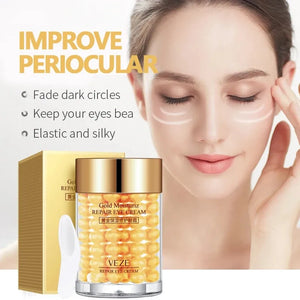 VENZEN 24K Gold Eye Cream Anti Wrinkles Remove Eye Bags Skincare Product Dark Circles Remover Korean Skin Care Products