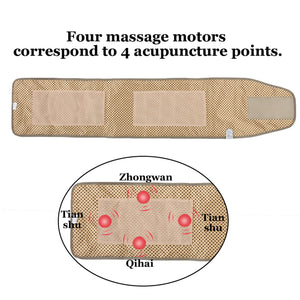 Hot Compress Infrared Heating Slimming Belt Vibrating Weight Loss Massager Fitness Device Lose Weight Belt Health Care US Plug